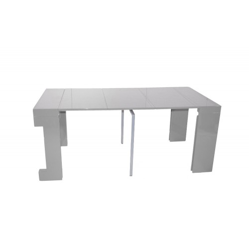 Table Console Extensible Milano Gris Clair