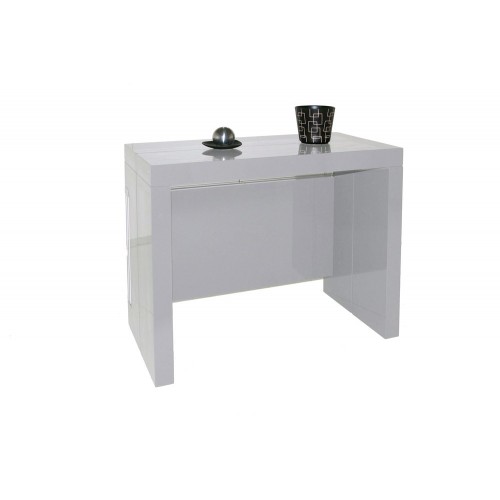 Table Console Extensible Milano Gris Clair