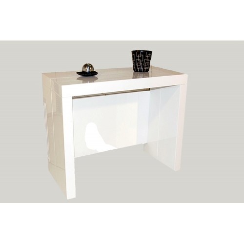 Table Console Extensible Milano Blanc