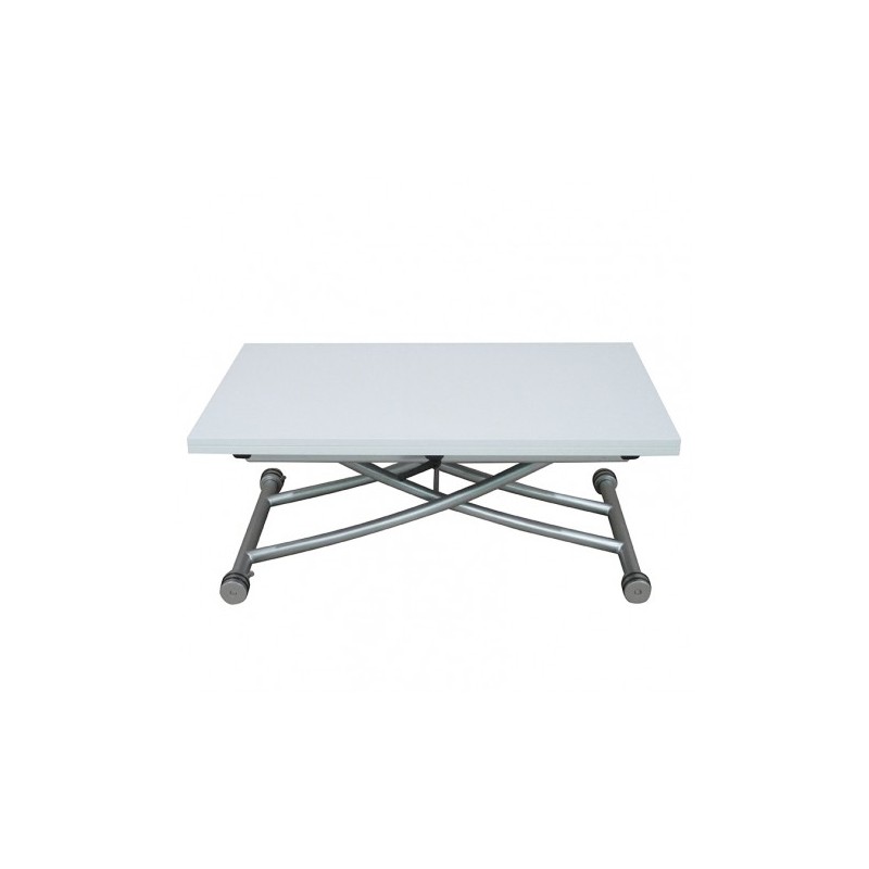Table basse relevable Clever XL Blanc