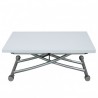 Table basse relevable Clever XL Blanc