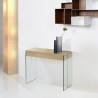 Table Console Extensible New York Chêne Clair