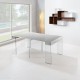 Table Console Extensible New York Blanc Laqué