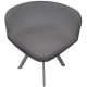 Ensemble Table et 4 chaises de repas Design MALAGA gris
